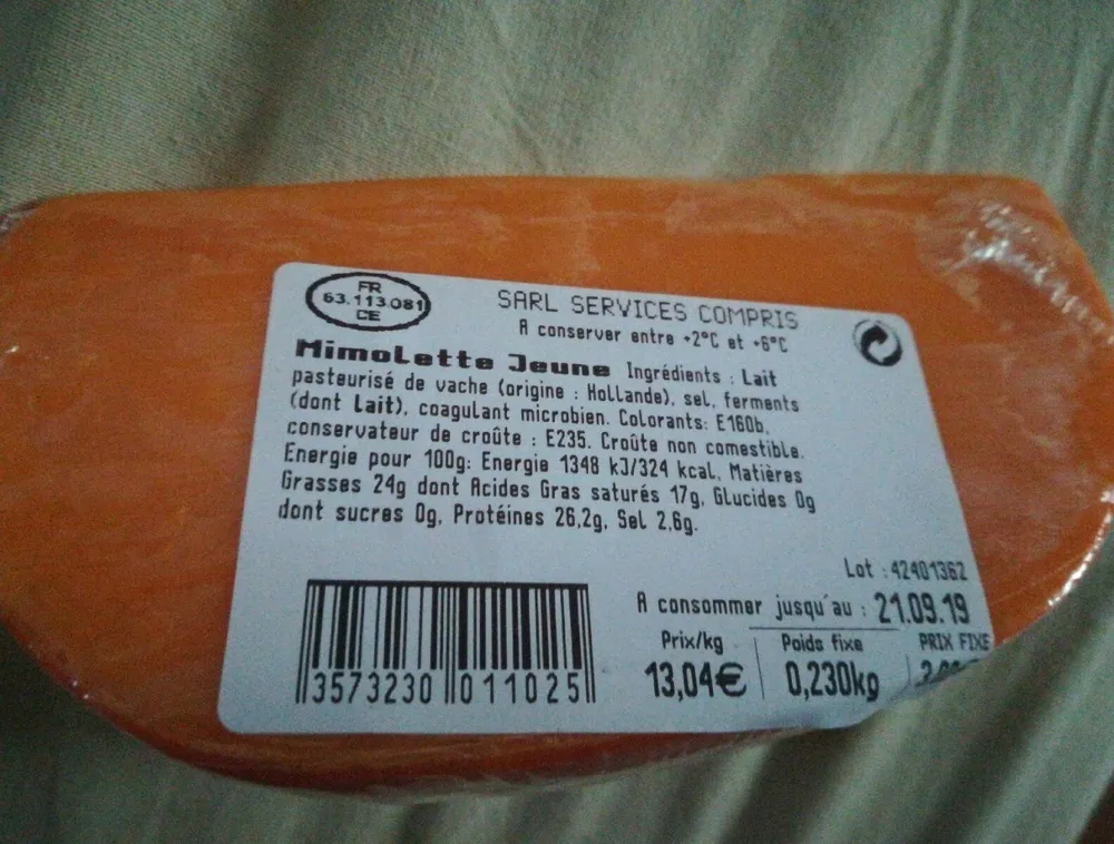 Mimolette jaune