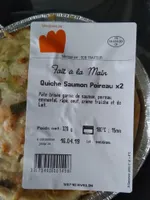 Quiche Saumon poireaux O'TERRA
