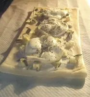 Tartefine courgette chèvre