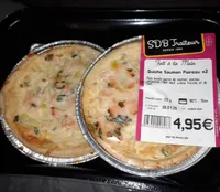 Quiche saumon poireau