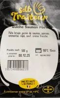 Quiche saumon poireau