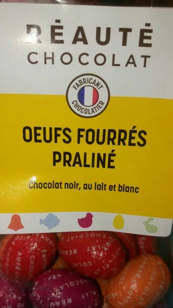 Oeufs fourrés praliné