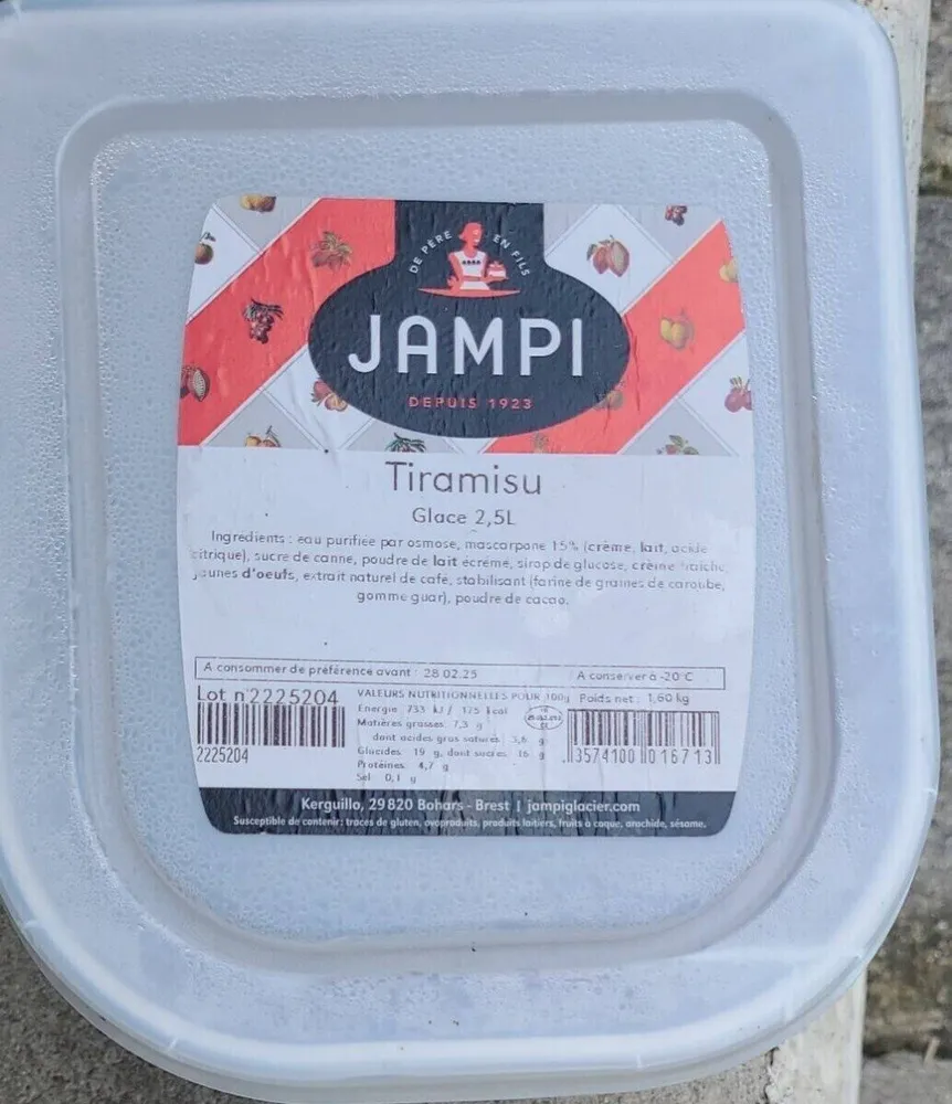 Glace tiramiqu