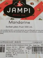 Glace mandarine