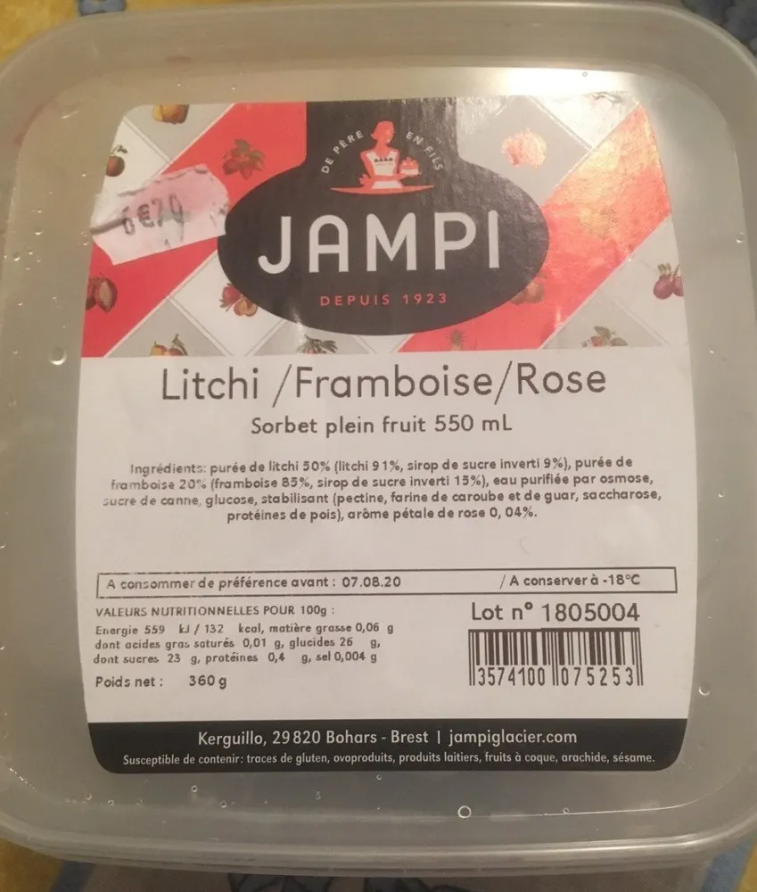 Litchi framboise rose