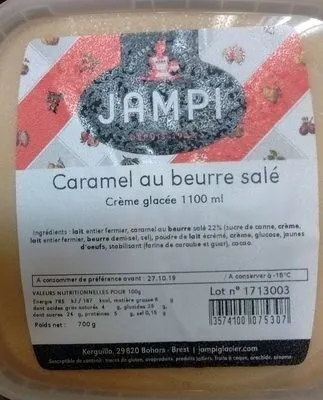 Crème glacée Caramel au beurre salé