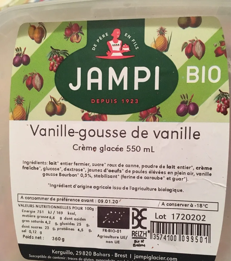 Glace Vanille Bourbon