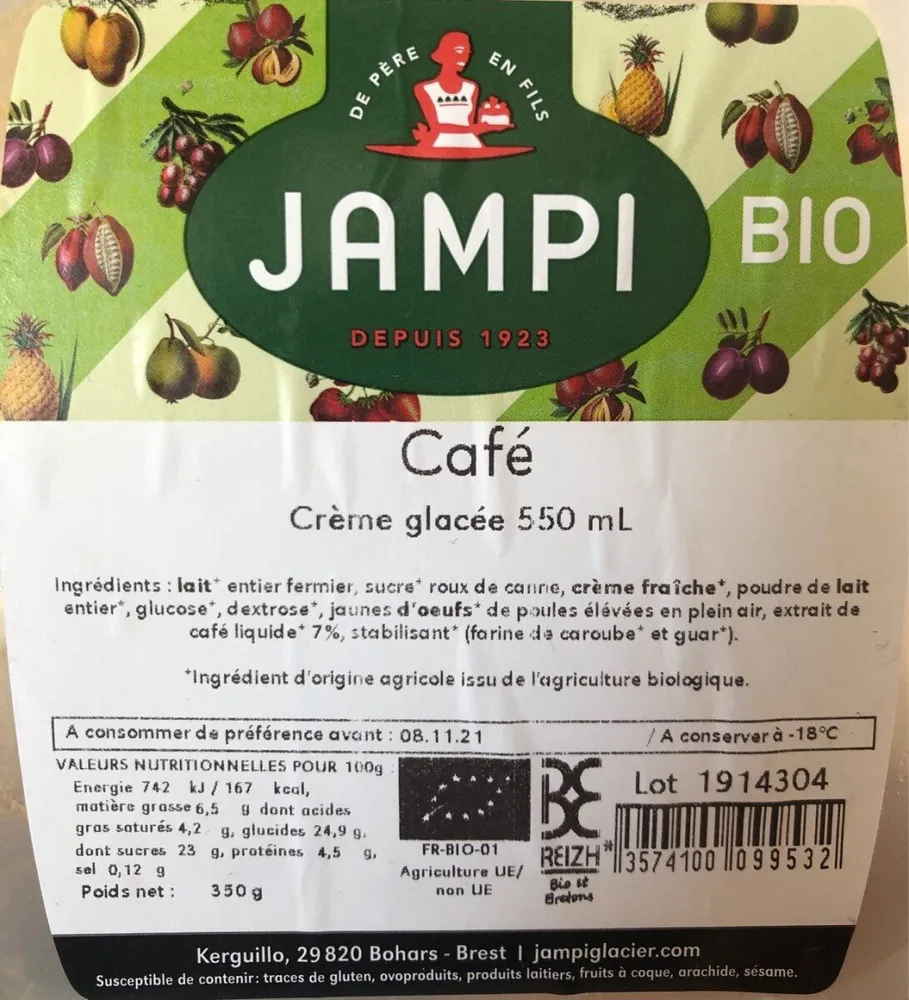 Creme glacée café