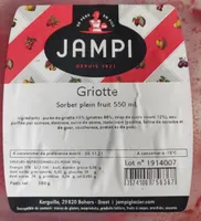 Sorbet plein fruit Griotte