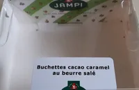 Bûchettes cacao caramel au beurre salé