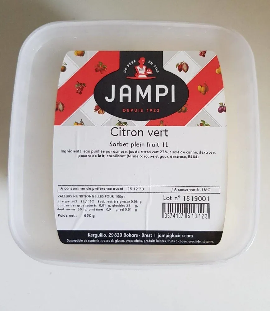 Glace Citron Vert Jampi