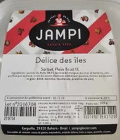 Sorbet plein fruit Délice des îles