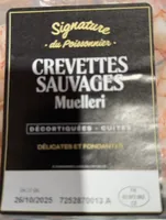 CREVETTES SAUVAGES Muelleri DÉCORTIQUÉES - CUITES