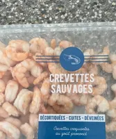 Crevettes sauvages cuites