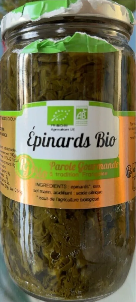 Epinards Bio