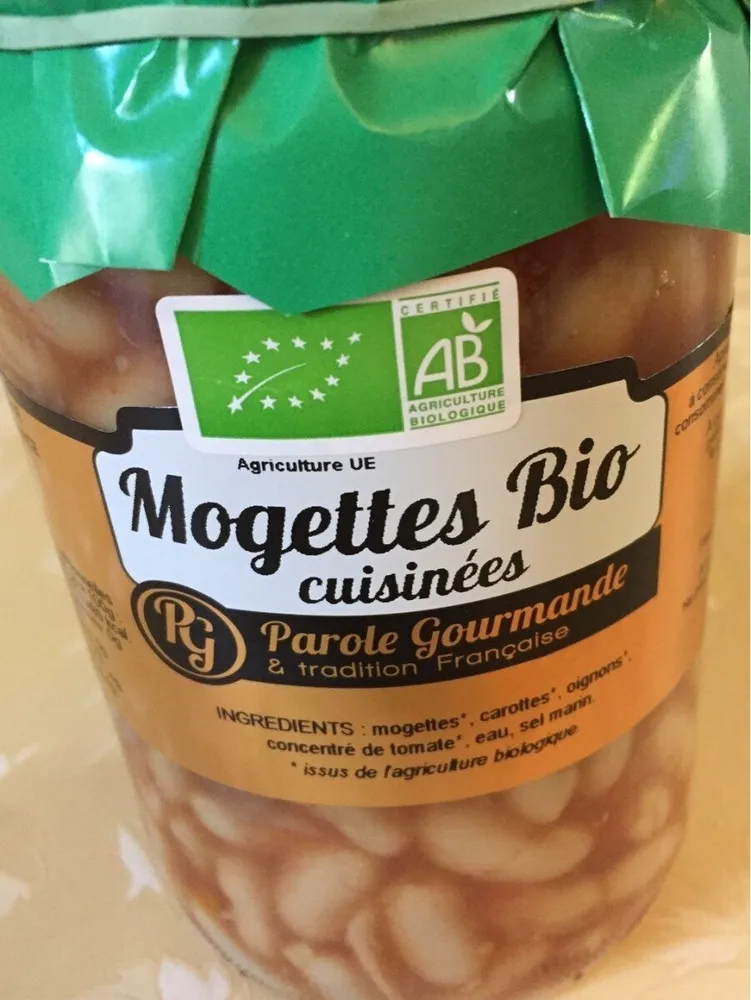 Mogettes bio cuisinees