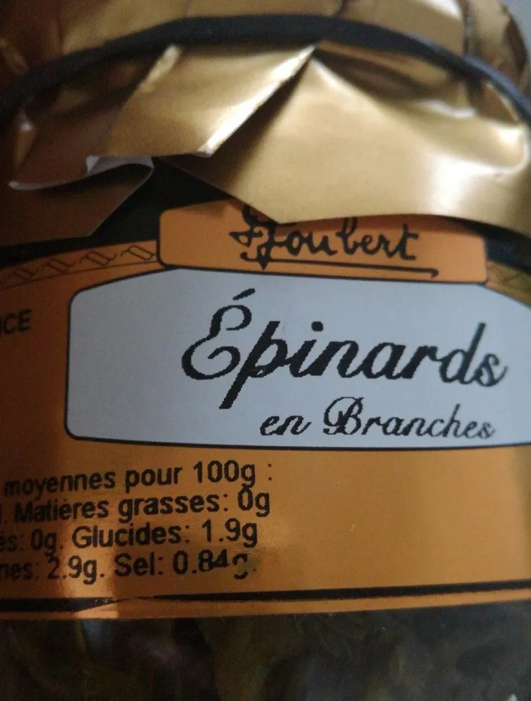 Épinards en branche