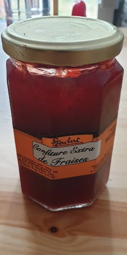 Confiture extra de fraises