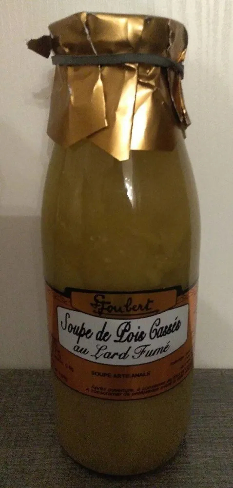 Soupe de pois cassés au lard fumé