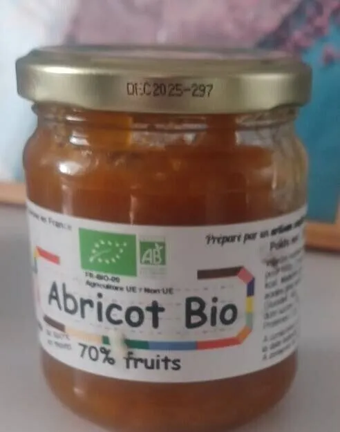 Confiture abricot bio