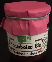 Confiture allégée bio framboise