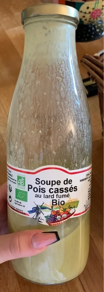 Soupe de pois cassés au lard fumé