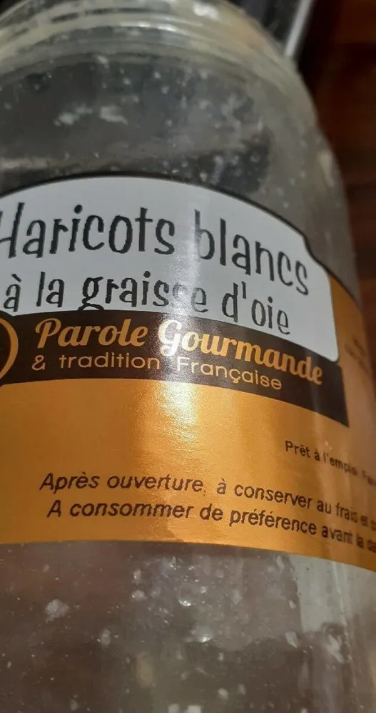 Haricots à la graisse d'oie