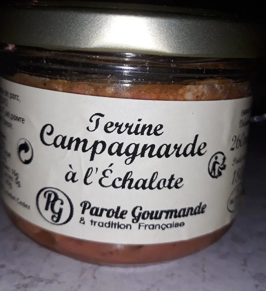 Terrine campagnarde à l'échalotte