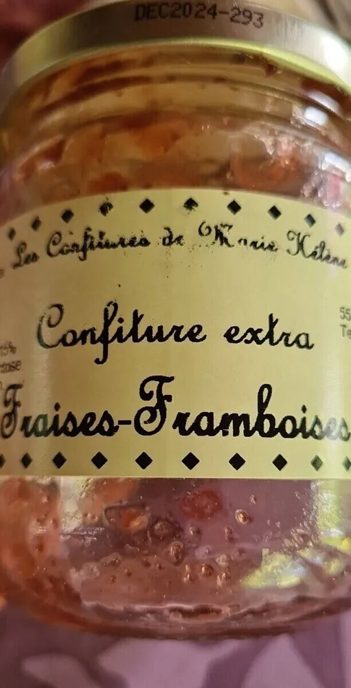 Confiture extra fraises-framboises