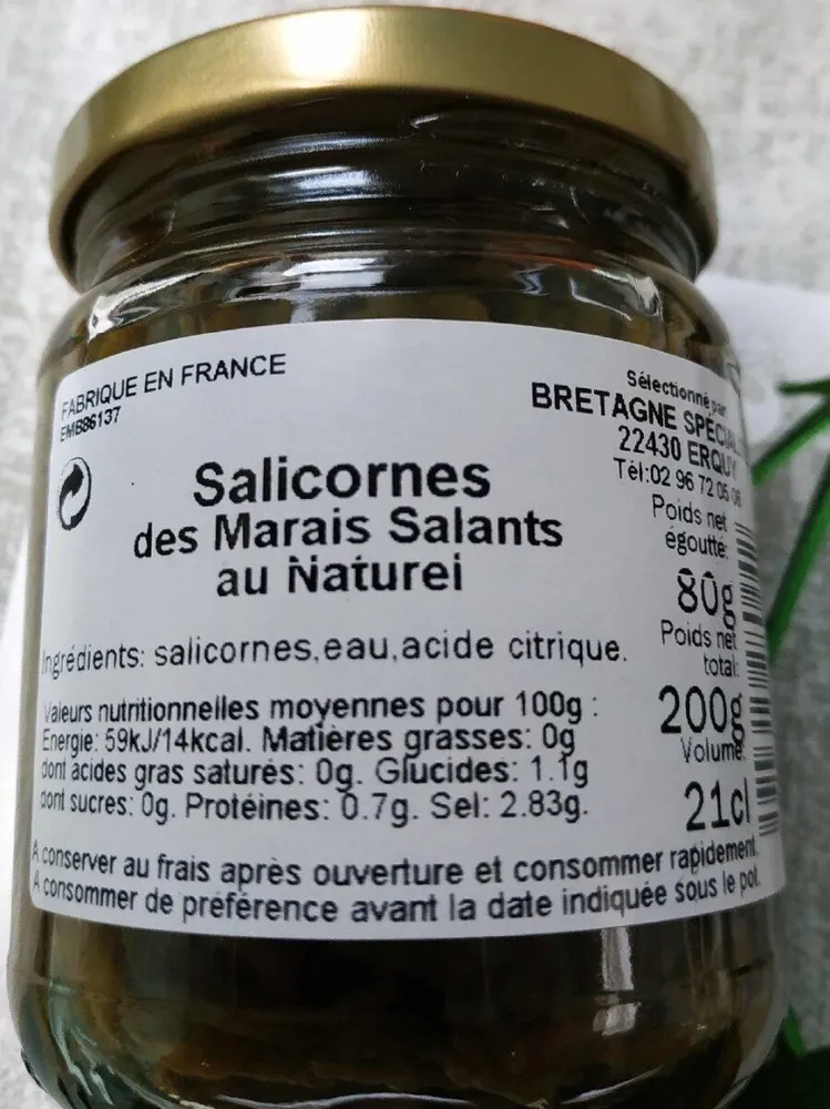 Salicornes des Marais Salants au naturel