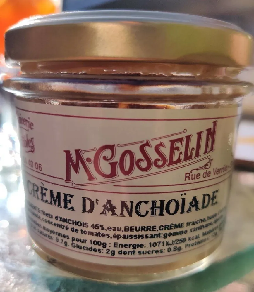 Crème d'anchoïade