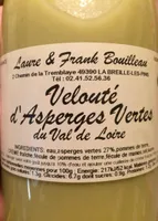 Velouté d'Asperges Vertes du val de loire
