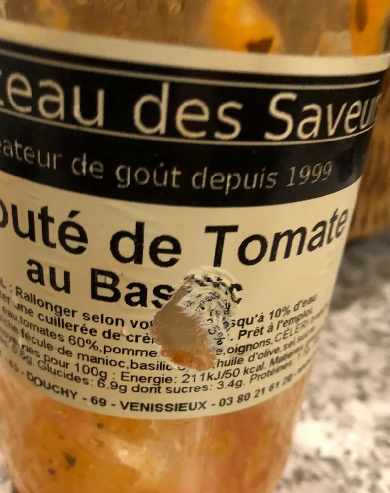 Veloute de tomates