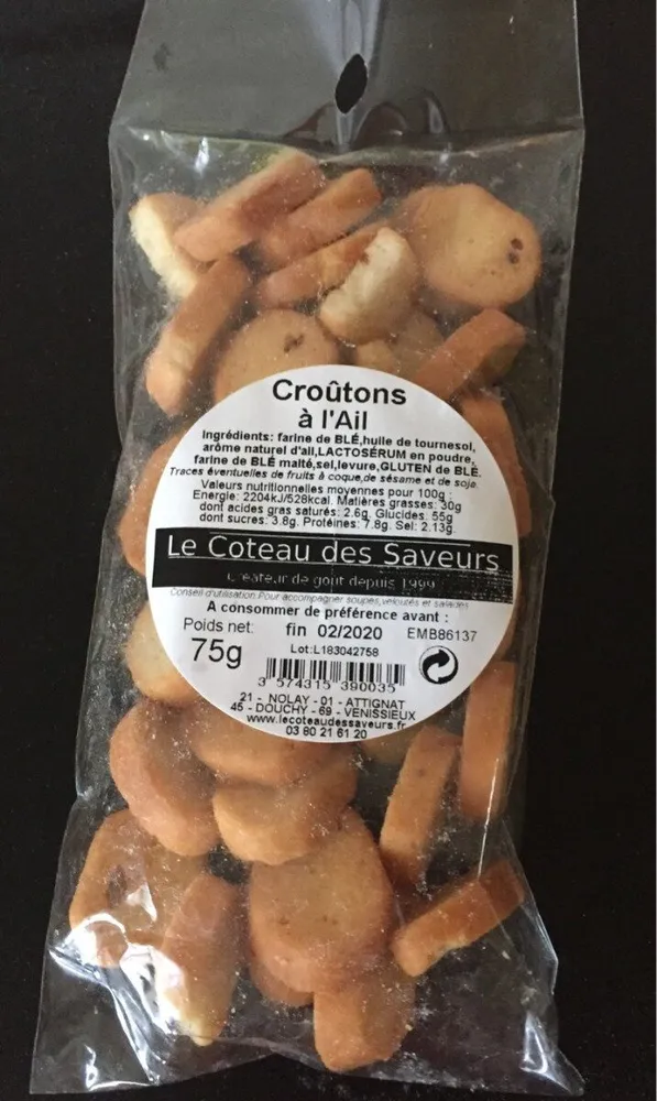 Croûtons à l'ail