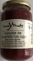 Compote de pommes-petits fruits rouges