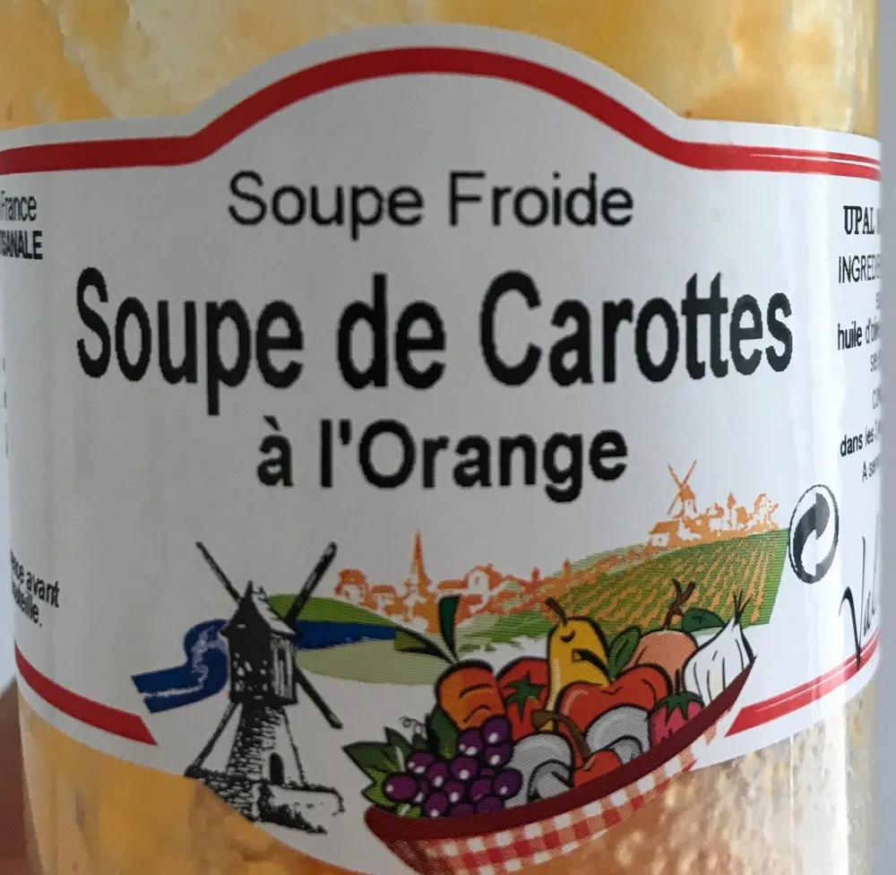 Soupe de carottes à l'orange
