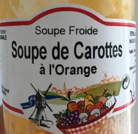 Soupe de carottes à l'orange