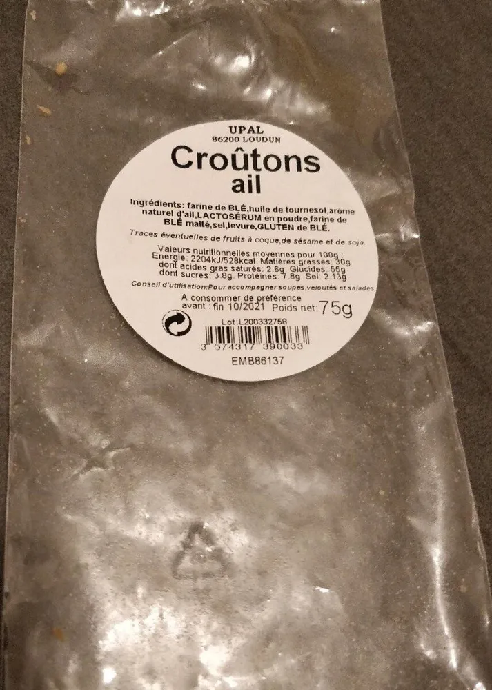 Croûtons ail