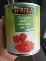 Tomates pelées concassées au jus (en cubes)