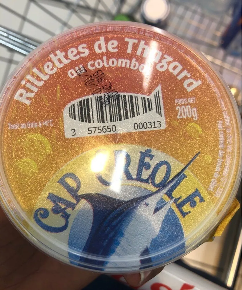 Rillette de thazard au colombo