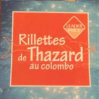 Rillettes de thazard au colombo