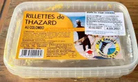 Rilettes thazards au colombo