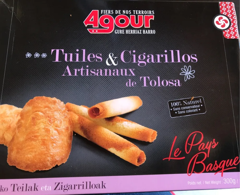 Tuiles & cigarillos artisanaux de tolosa