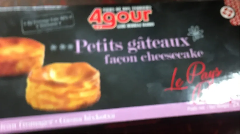 Petits gateaux façon cheesecake