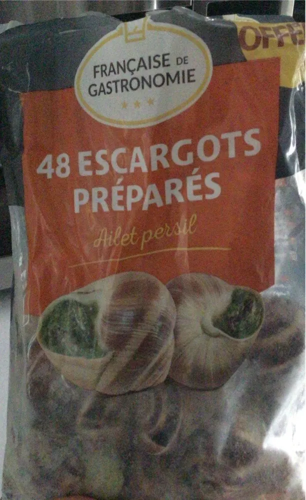 48 escargots prepares