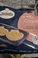 Coquilles aux noix de Saint-Jacques, fondue de poireaux & yuzu