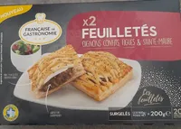 Feuilletés oignons, figues et st maure