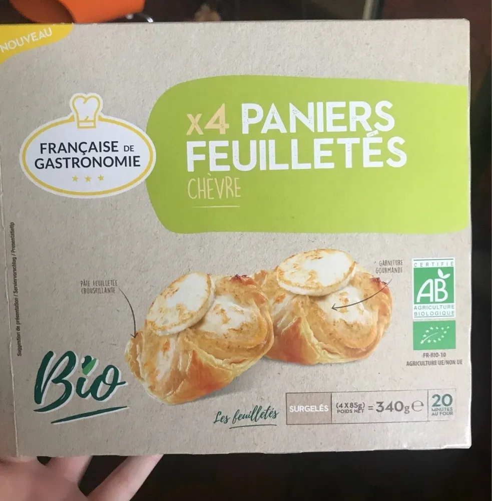 Paniers feuilletes