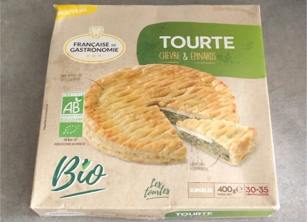 Tourte chevre epinards