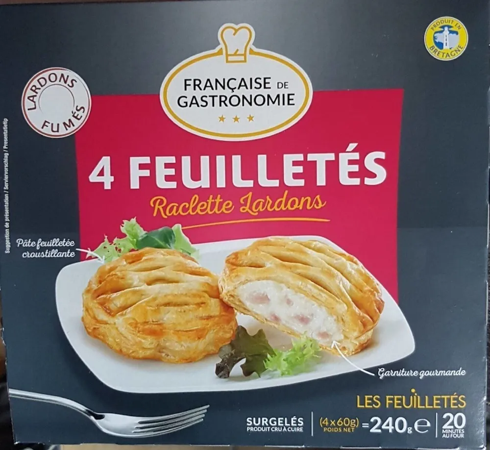 Feuillettés raclette jambon